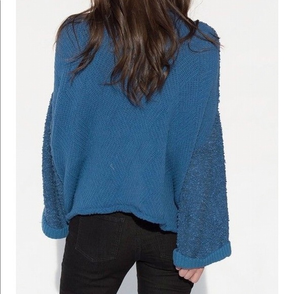 Free People Mix Pattern Pullover Sweater - Picture 2 of 5